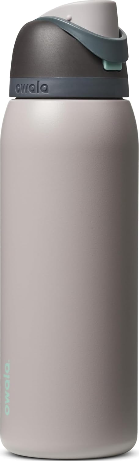 Owala FreeSip Stainless Steel Water Bottle 24 oz Black Cherry