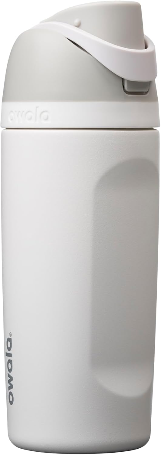 Owala FreeSip Stainless Steel Water Bottle 24 oz Black Cherry