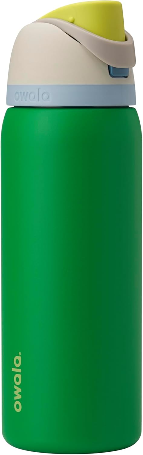 Owala FreeSip Stainless Steel Water Bottle 24 oz Black Cherry