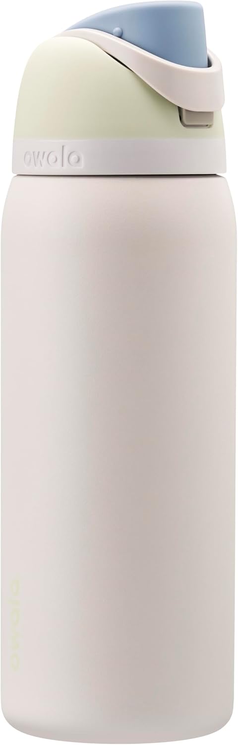 Owala FreeSip Stainless Steel Water Bottle 24 oz Black Cherry