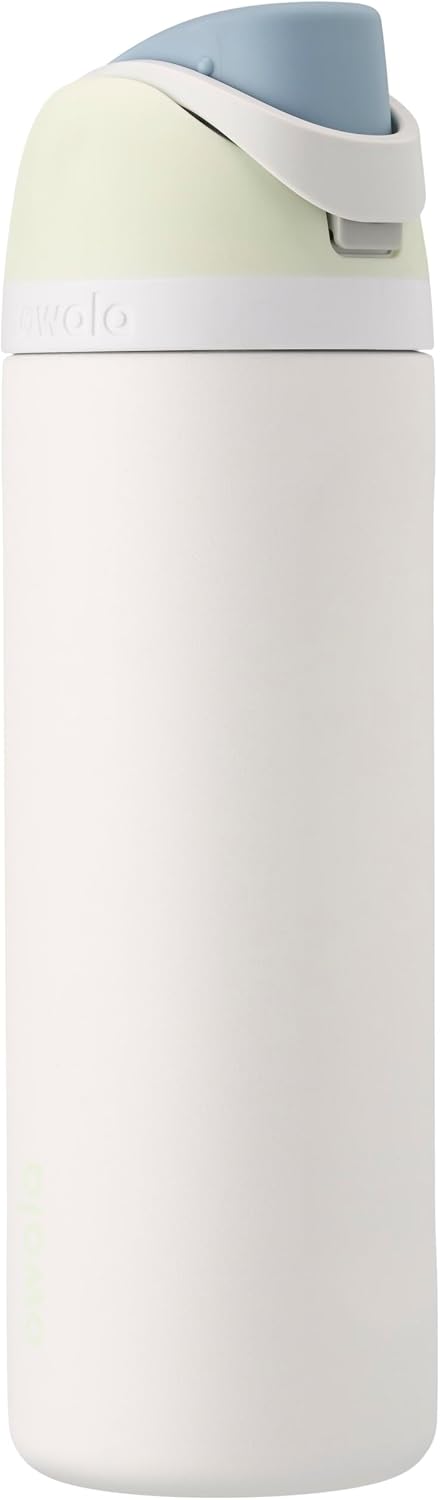 Owala FreeSip Stainless Steel Water Bottle 24 oz Black Cherry