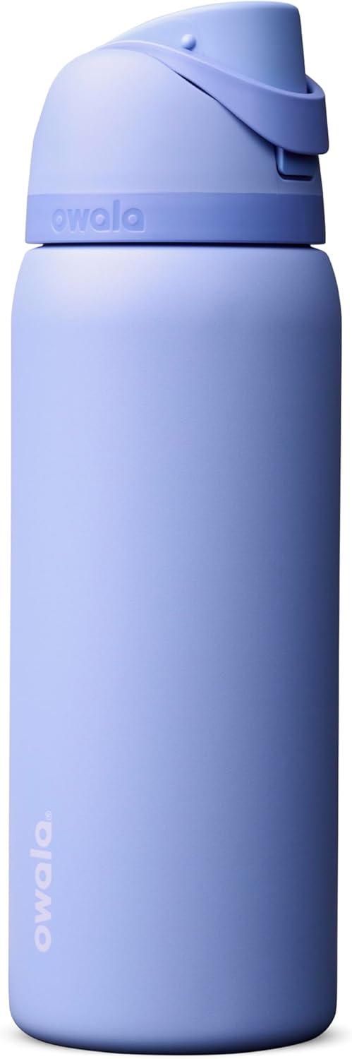 Owala FreeSip Stainless Steel Water Bottle 24 oz Black Cherry