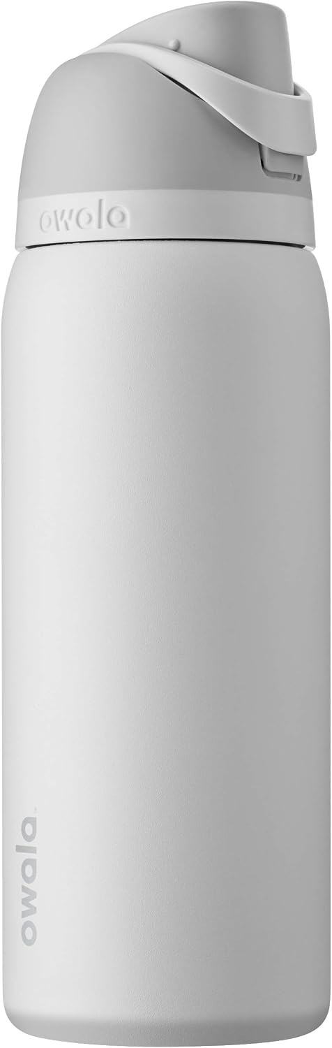 Owala FreeSip Stainless Steel Water Bottle 24 oz Black Cherry