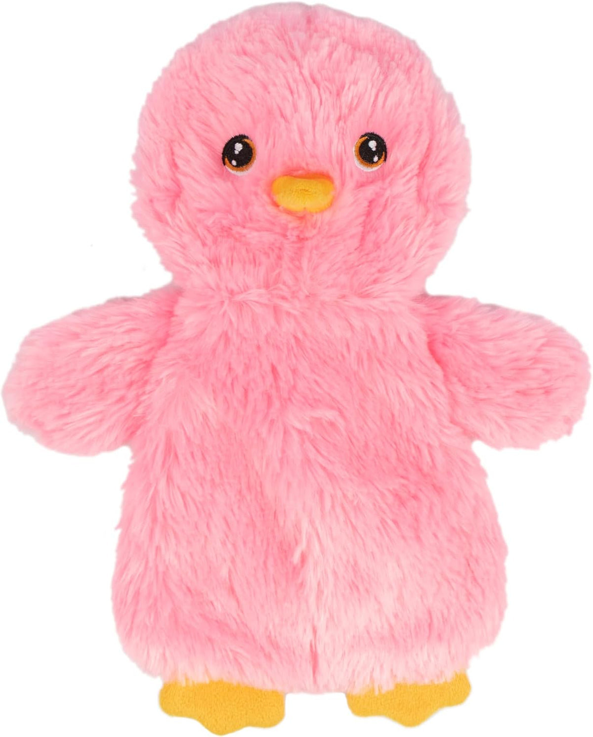 Best Pet Supplies Interactive Squeaky Dog Toy - Crinkle Duck, Yellow
