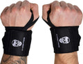Gymreapers Weightlifting Wrist Wraps (IPF Approved) Professional Quality Wrist Support with Heavy Duty Thumb Loop - Best Wrap for Powerlifting Competition, Strength Training, Bodybuilding