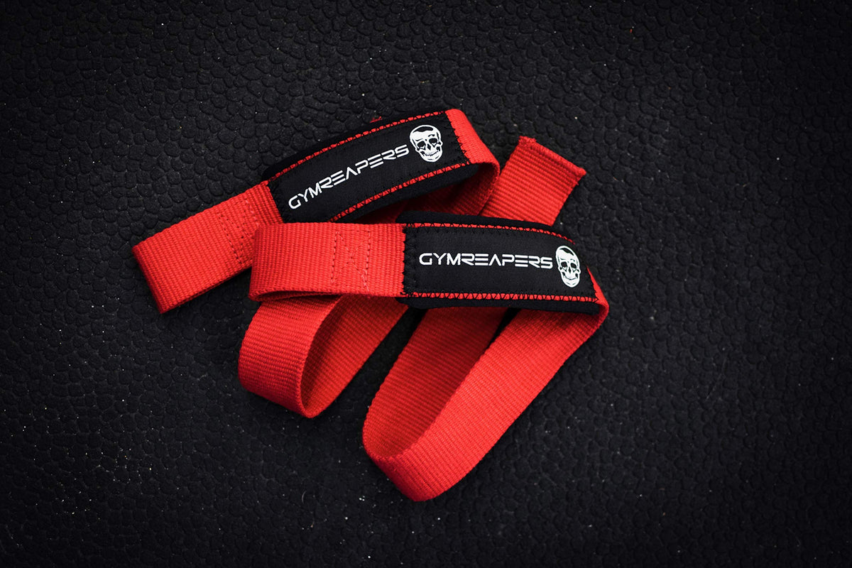 Gymreapers Lifting Wrist Straps for Weightlifting, Bodybuilding, Powerlifting, Strength Training, & Deadlifts - Padded Neoprene with 18" Cotton